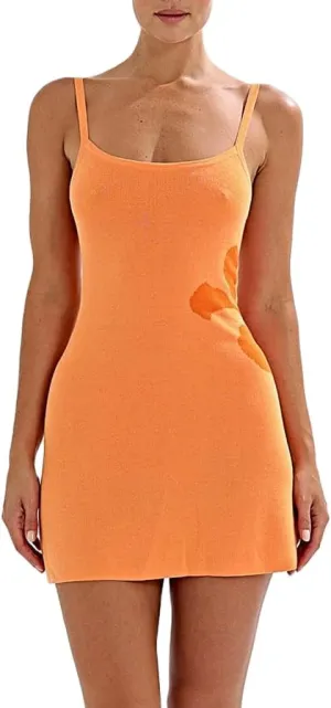 Women Knitted Sequin Mini Dress Glitter Tank Short Dress Sparkle Sleeveless Bodycon Beach Sundress
