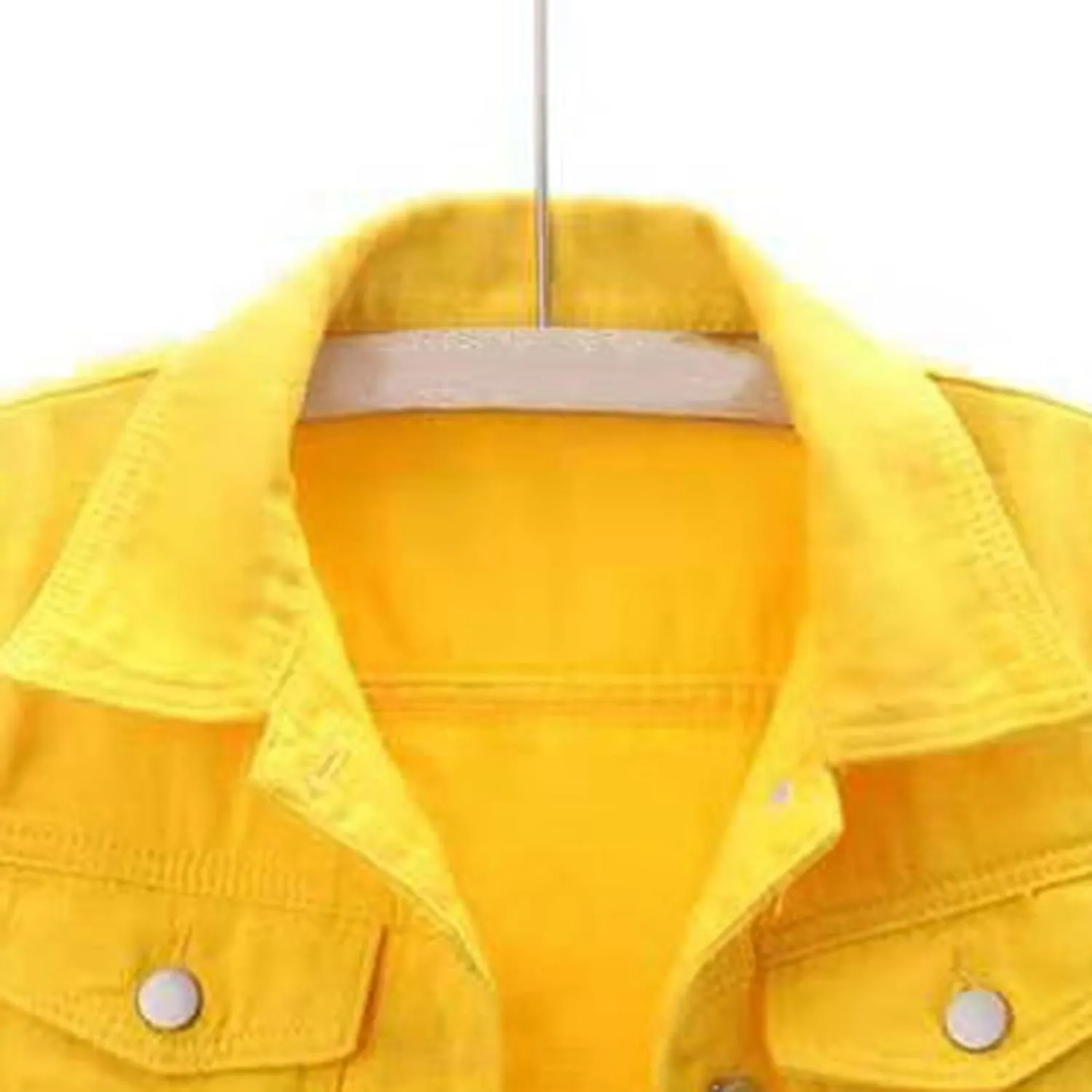Women Short Sleeve Denim Jacket Button Down Shawl Stretch Denim Jean Jacket Classic Casual Denim Cardigan Top