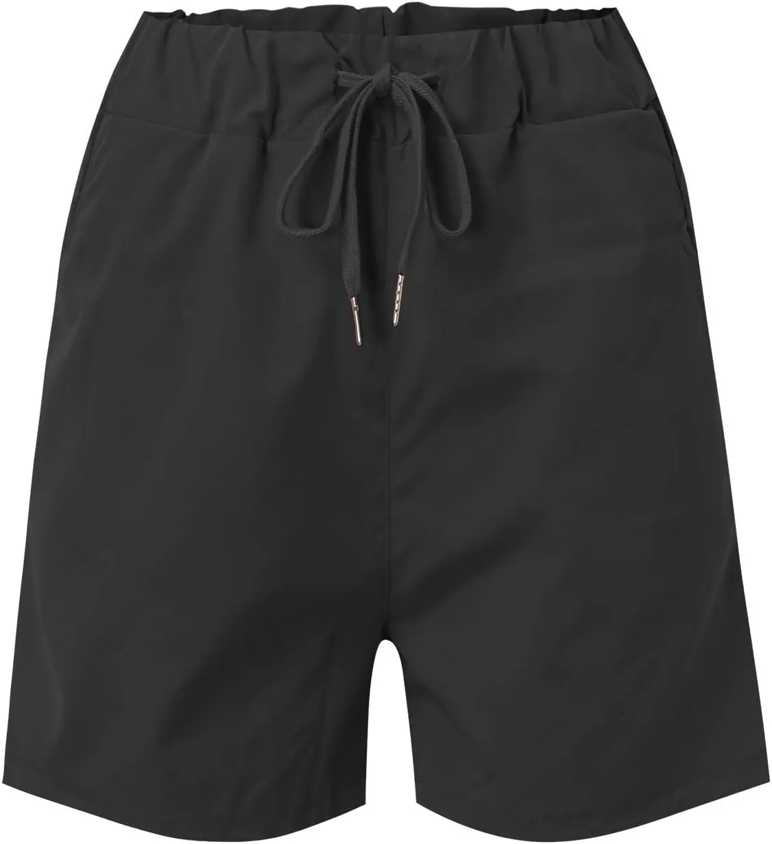 Women Summer Sporst Shorts Casual Drawstring Elastic Waisted Running Workout Shorts Lightweight Comfortable Shorts