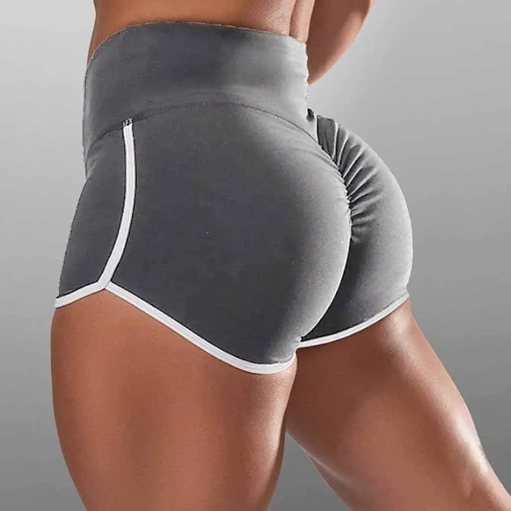 Women Workout Shorts Plus Size High Waisted Tummy Control Butt Lifting Booty Shorts Summer Casual Gym Running Biker Shorts