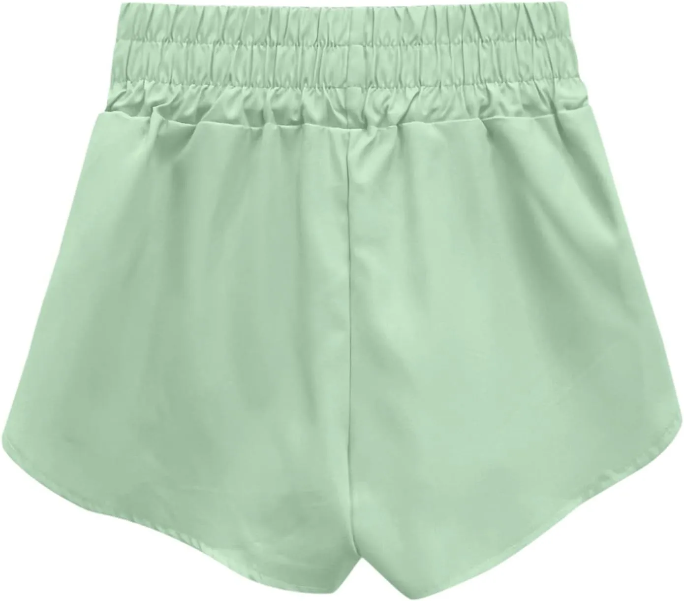 Women's Athletic Shorts High Waisted Running Shorts Pocket Sporty Short Gym Elastic Workout Shorts, XX-Large, Orange