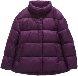 Women's Duck Down Down Jacket Fashion Short Thickened Warm Down Parka