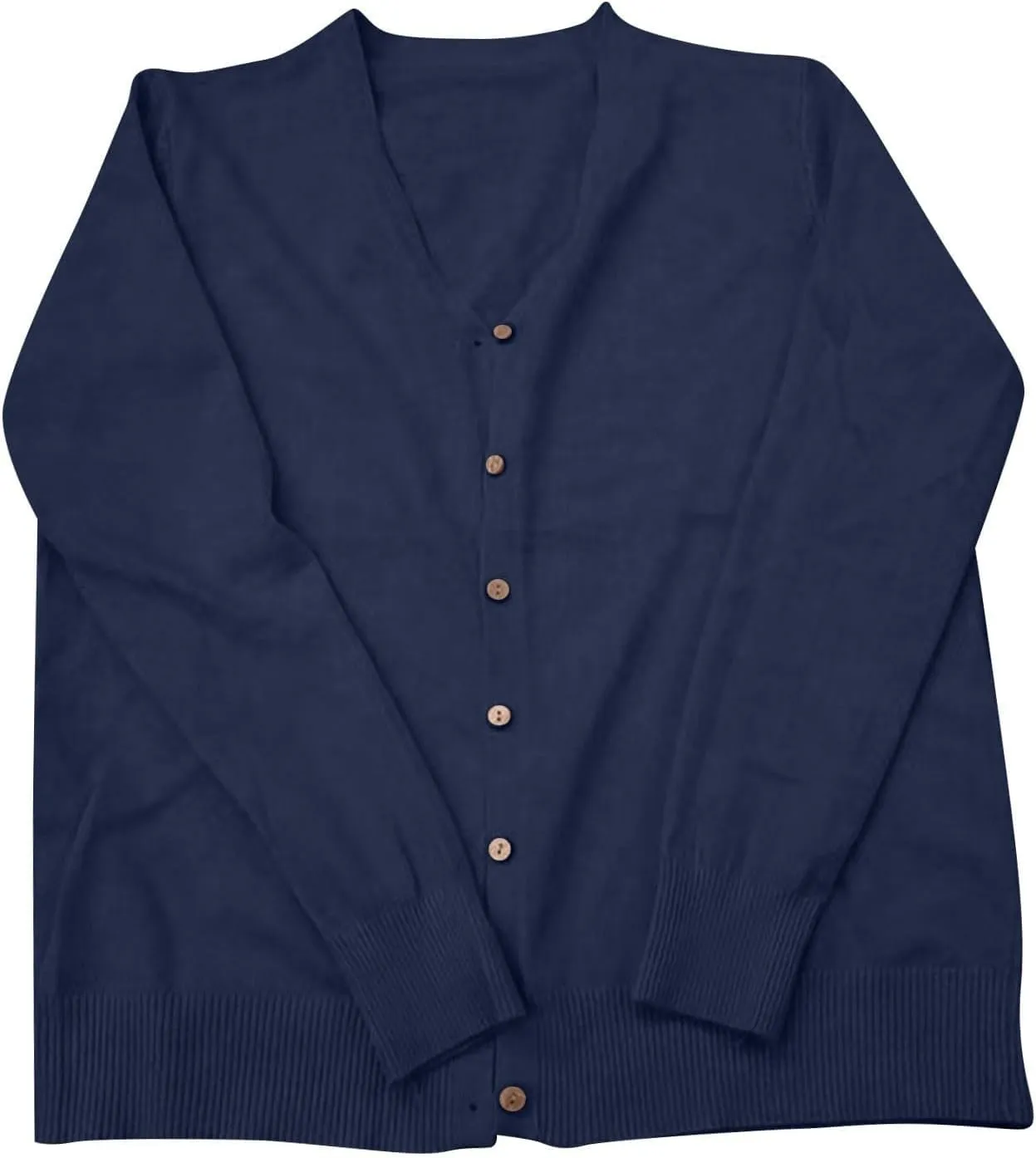 Women's Fall Winter Chunky Knit Cardigan 2025 Long Sleeve Button Down Soft Loose Cropped Sweater Outerwear