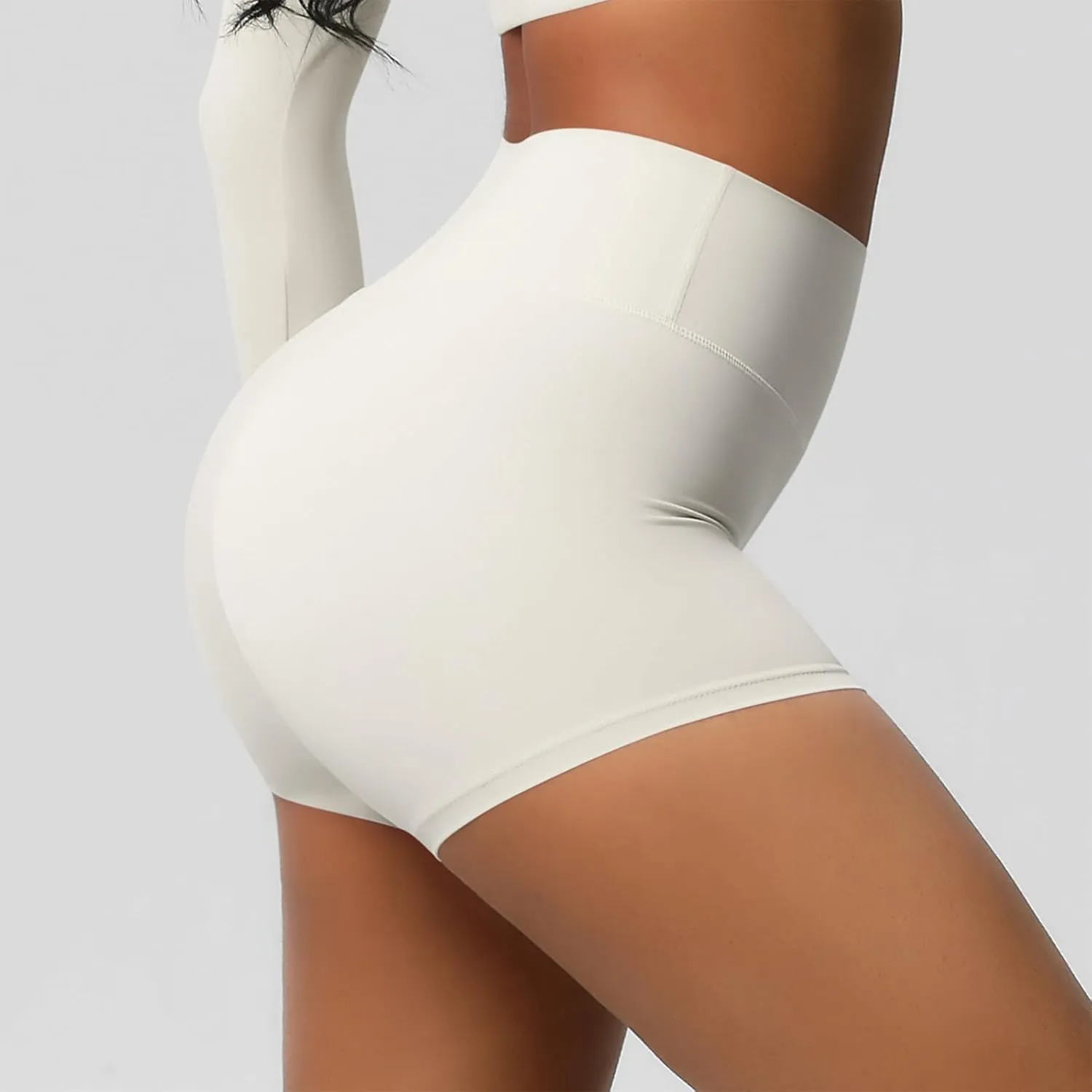 Womens Gym Workout Shorts Booty Lifting Bike High Waisted Tummy Control Scrunch High Waisted Yoga Shorts