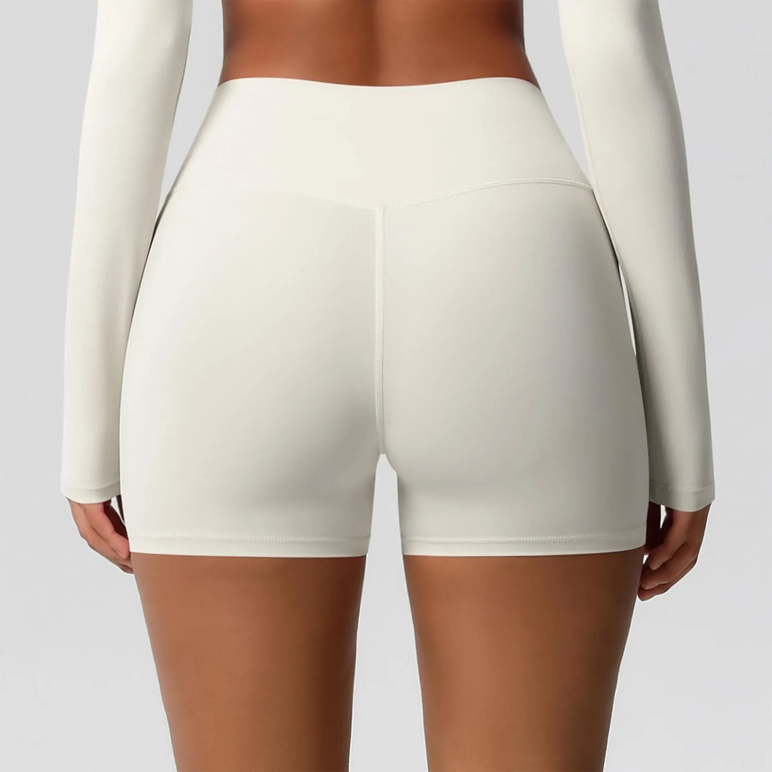 Womens Gym Workout Shorts Booty Lifting Bike High Waisted Tummy Control Scrunch High Waisted Yoga Shorts