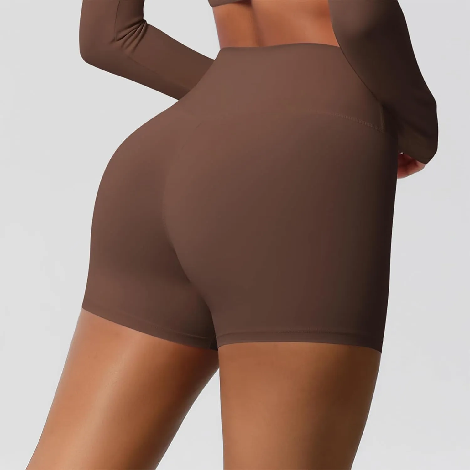 Womens Gym Workout Shorts Booty Lifting Bike High Waisted Tummy Control Scrunch High Waisted Yoga Shorts