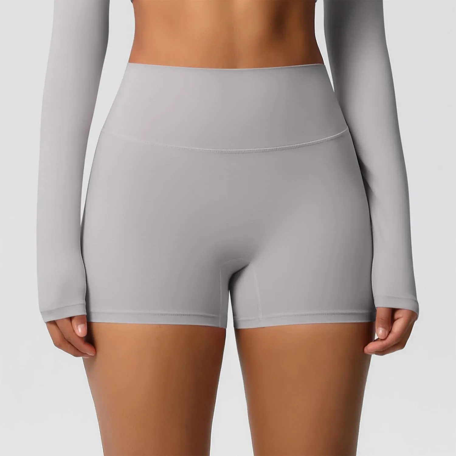 Womens Gym Workout Shorts Booty Lifting Bike High Waisted Tummy Control Scrunch High Waisted Yoga Shorts