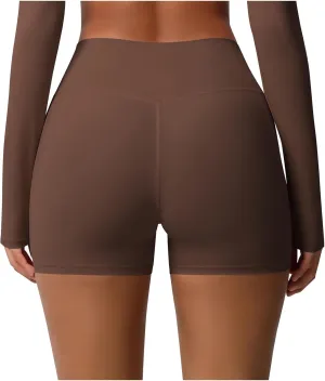 Womens Gym Workout Shorts Booty Lifting Bike High Waisted Tummy Control Scrunch High Waisted Yoga Shorts