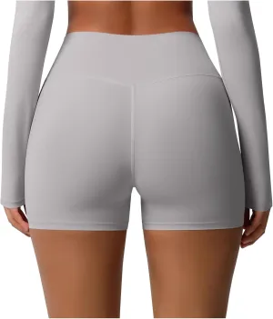 Womens Gym Workout Shorts Booty Lifting Bike High Waisted Tummy Control Scrunch High Waisted Yoga Shorts