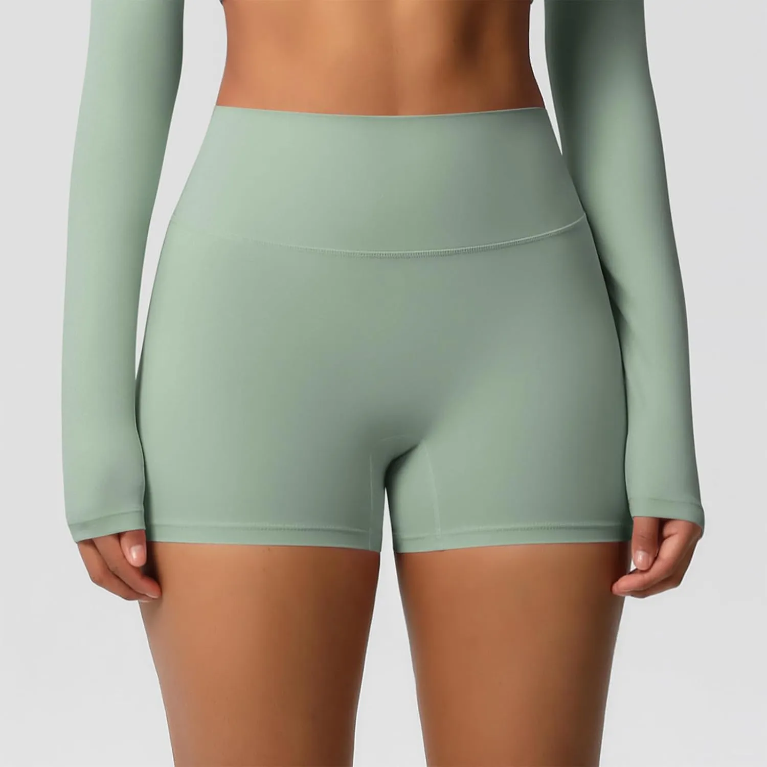 Womens Gym Workout Shorts Booty Lifting Bike High Waisted Tummy Control Scrunch High Waisted Yoga Shorts