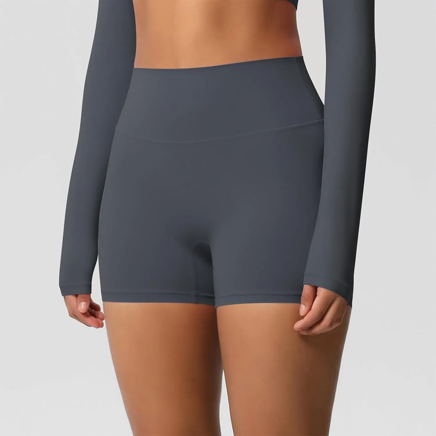 Womens Gym Workout Shorts Booty Lifting Bike High Waisted Tummy Control Scrunch High Waisted Yoga Shorts