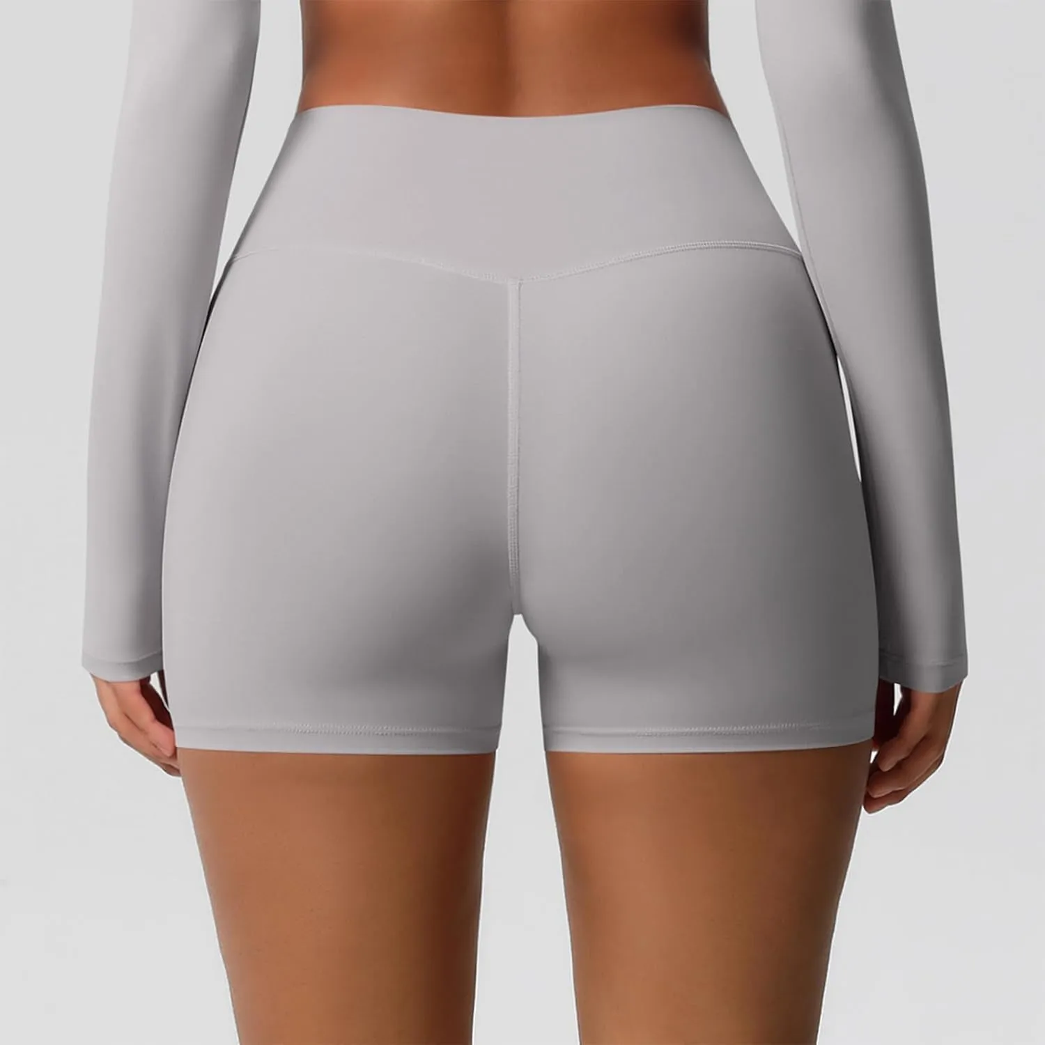 Womens Gym Workout Shorts Booty Lifting Bike High Waisted Tummy Control Scrunch High Waisted Yoga Shorts