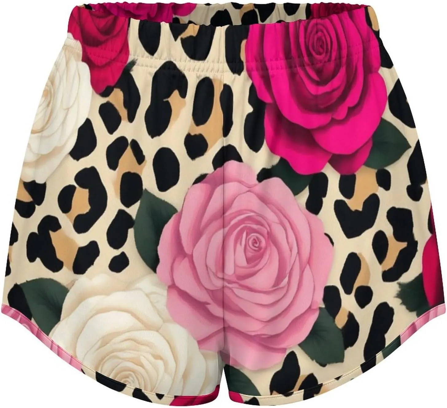 Women's High Waisted Running Shorts Casual Workout Shorts
