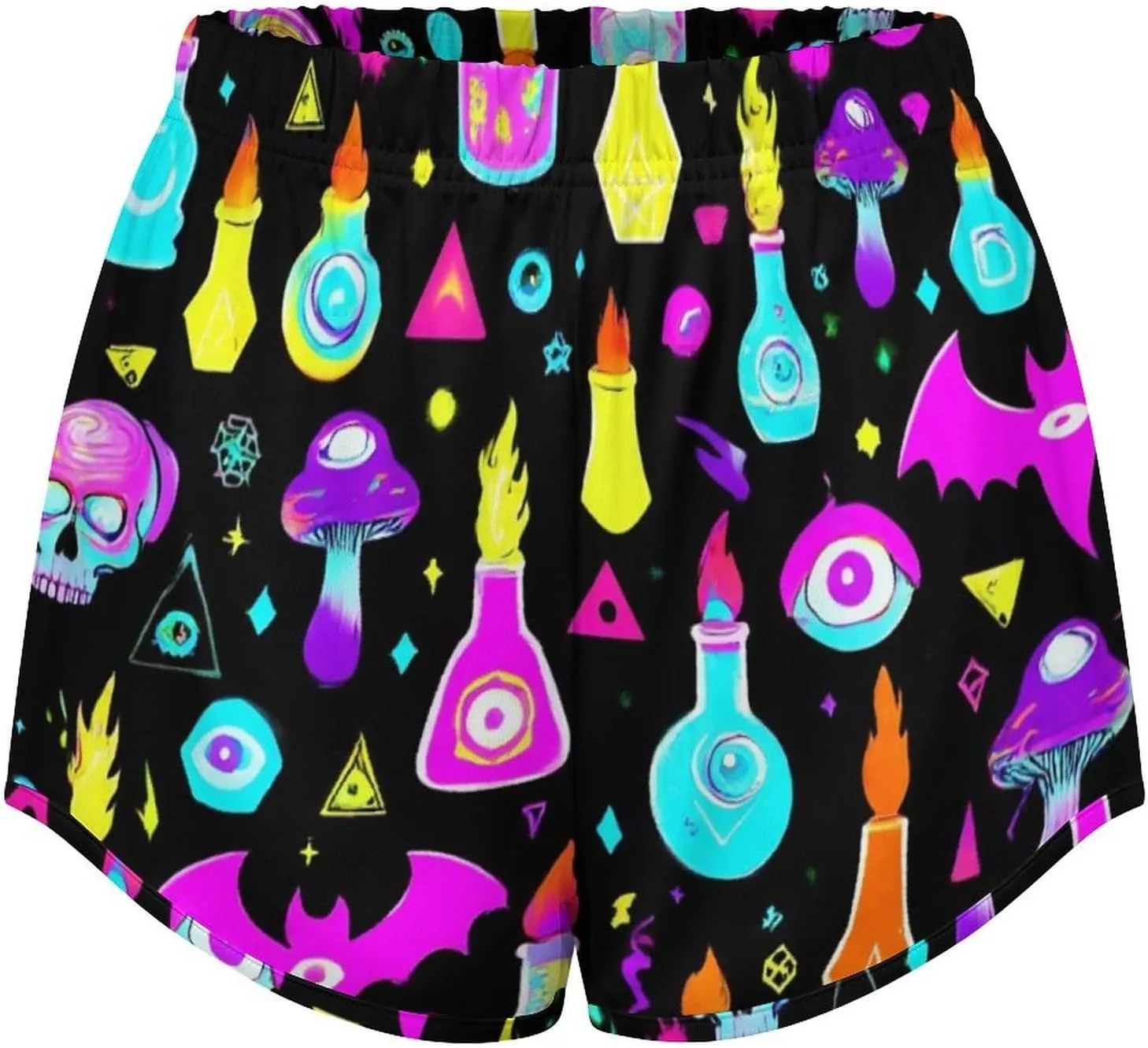 Women's High Waisted Running Shorts Casual Workout Shorts