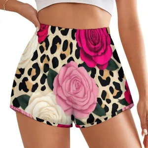 Women's High Waisted Running Shorts Casual Workout Shorts
