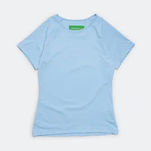 Womens Lightweight Short Sleeve T-Shirt - Cerulean
