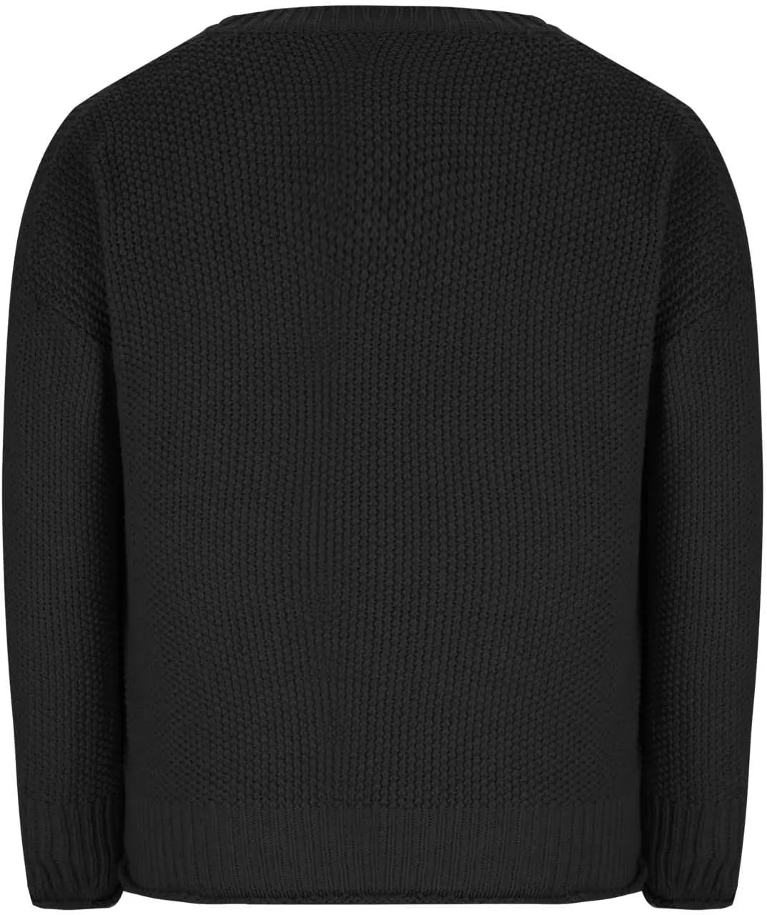 Women's Long Sleeve V Neck Sweaters Chunky Cable Knit Pullover Fashion Crochet Hollow Out Knitwear Solid Cozy Tops