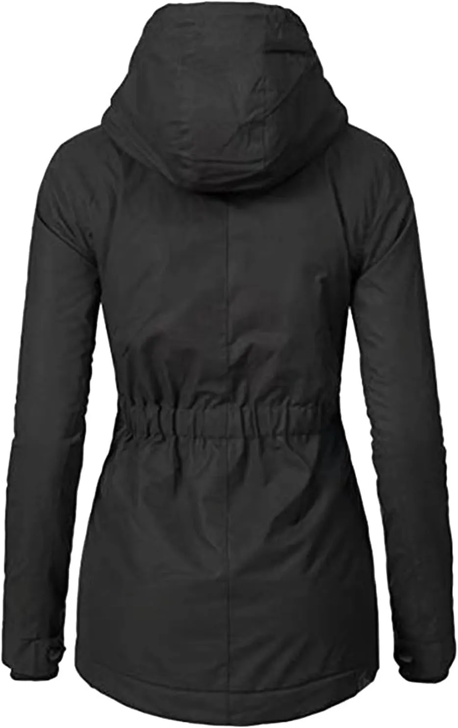 Women's Mid Length Down Coat Hooded Fleece Lined for Warmth & Comfort down 2024 Women Petite