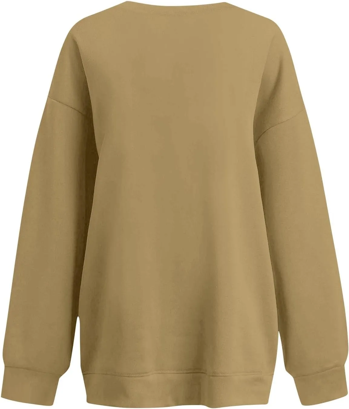 Womens Oversized Sweatshirts Crew Neck Pullover Sweaters Casual Comfy Fall Outfits Clothes 2024
