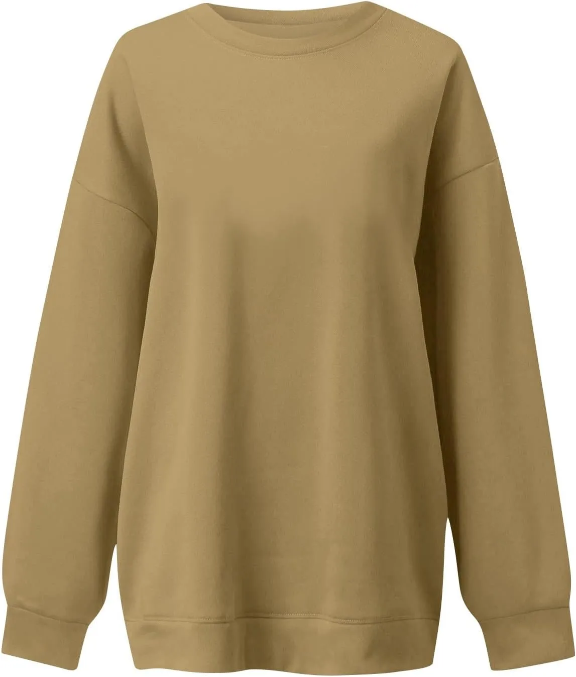 Womens Oversized Sweatshirts Crew Neck Pullover Sweaters Casual Comfy Fall Outfits Clothes 2024