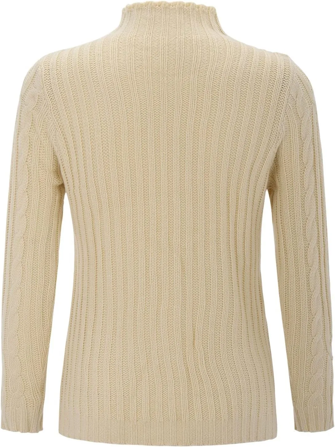 Women's Oversized Turtleneck Knitted Wool Knit Bottom Female Long Sleeve Thick Loose Pullover Sweater Dress Fall