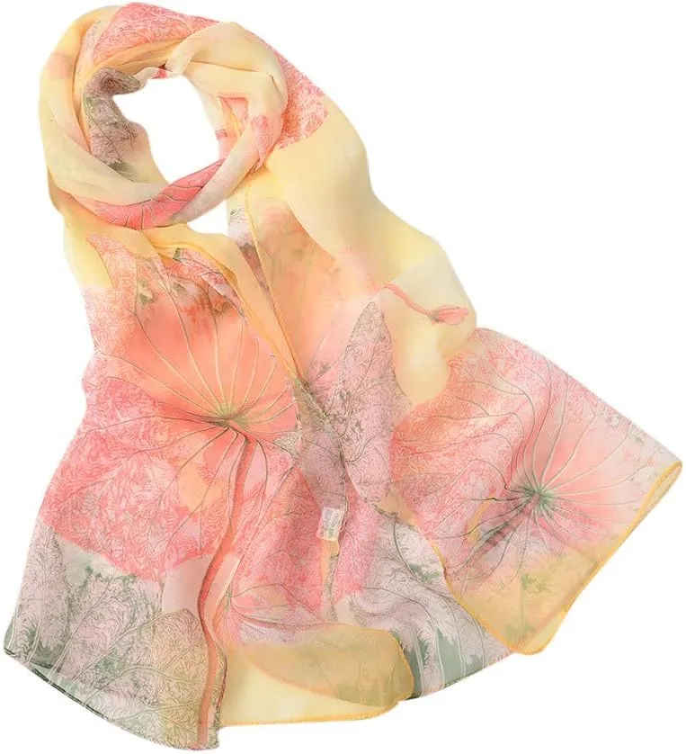 Womens Scarf Silk Scarf For Women Fashion Women Printing Long Soft Wrap Scarf Ladies Shawl Scarves For Women Gifts