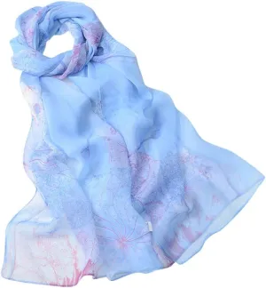 Womens Scarf Silk Scarf For Women Fashion Women Printing Long Soft Wrap Scarf Ladies Shawl Scarves For Women Gifts