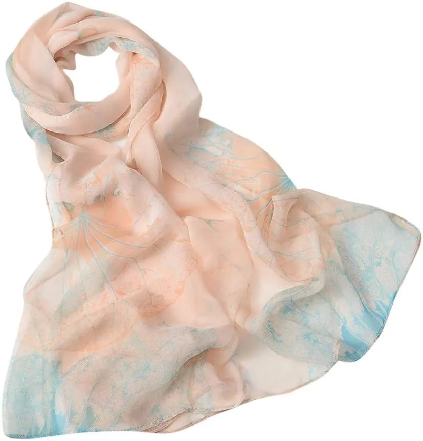 Womens Scarf Silk Scarf For Women Fashion Women Printing Long Soft Wrap Scarf Ladies Shawl Scarves For Women Gifts