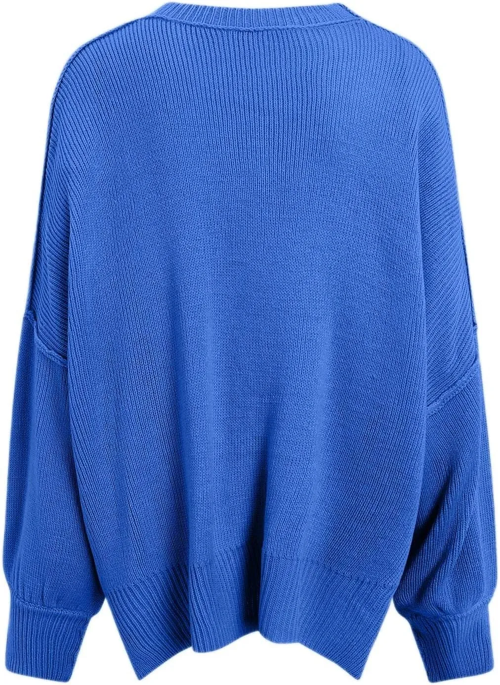 Womens Sweaters Chunky Knit Solid Color Crew Neck Long Sleeve Casual Lightweight Soft Jumper Tops