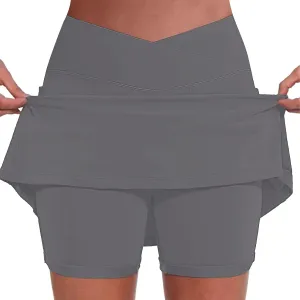 Women's Tennis Skirts Golf Athletic Activewear Skorts Mini Summer Workout Running Shorts 2025, S-5XL
