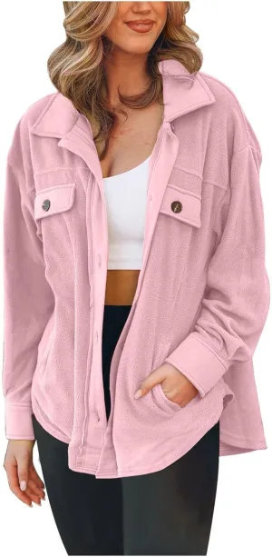 Womens Trench Coat Single Breasted Trench Coats Notch Collar Jacket Loose Fit Pea Coat Winter Jacket with Cheat Pockets