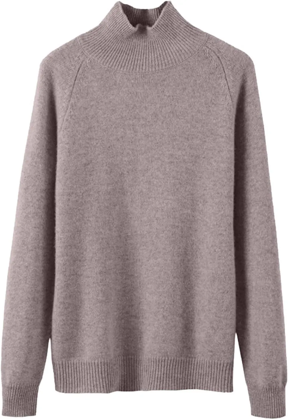 Women's Turtleneck Basic Sweaters 2024 Fall Winter Warm Ribbed Knitted Sweater Fashion Casual Long-Sleeve Jumper Tops
