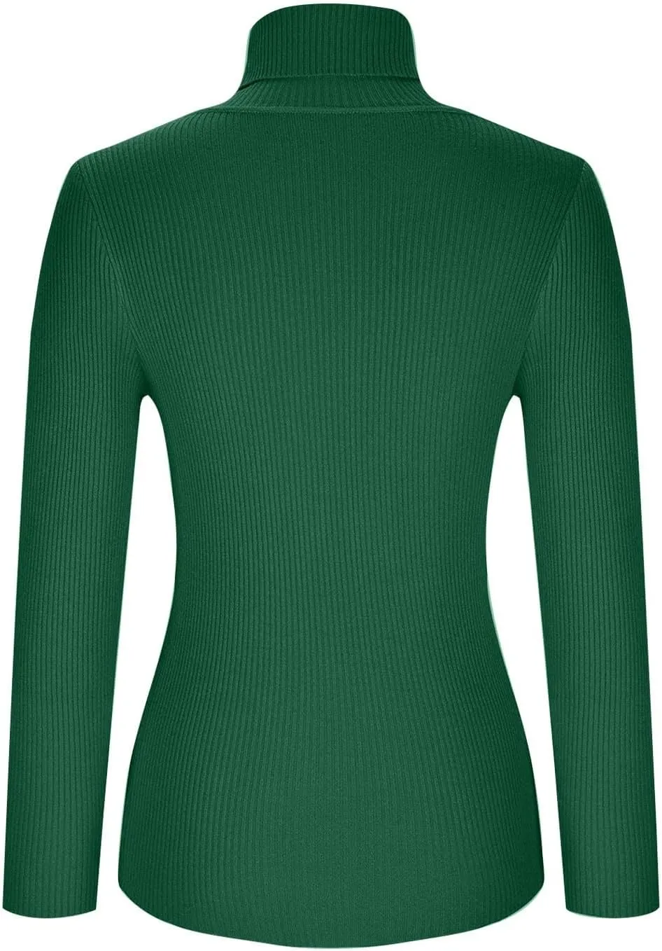 Womens Turtleneck Long Sleeve Sweater Casual Ribbed Thermal Fitted Sweaters Chunky Cable Knit Sweater Pullover 2025