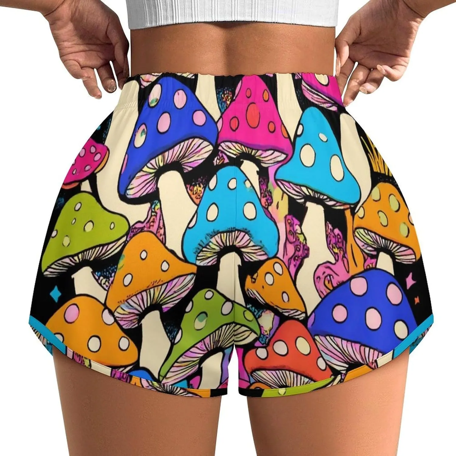 Women's Workout Shorts Athletic Running High Waisted Gym Shorts