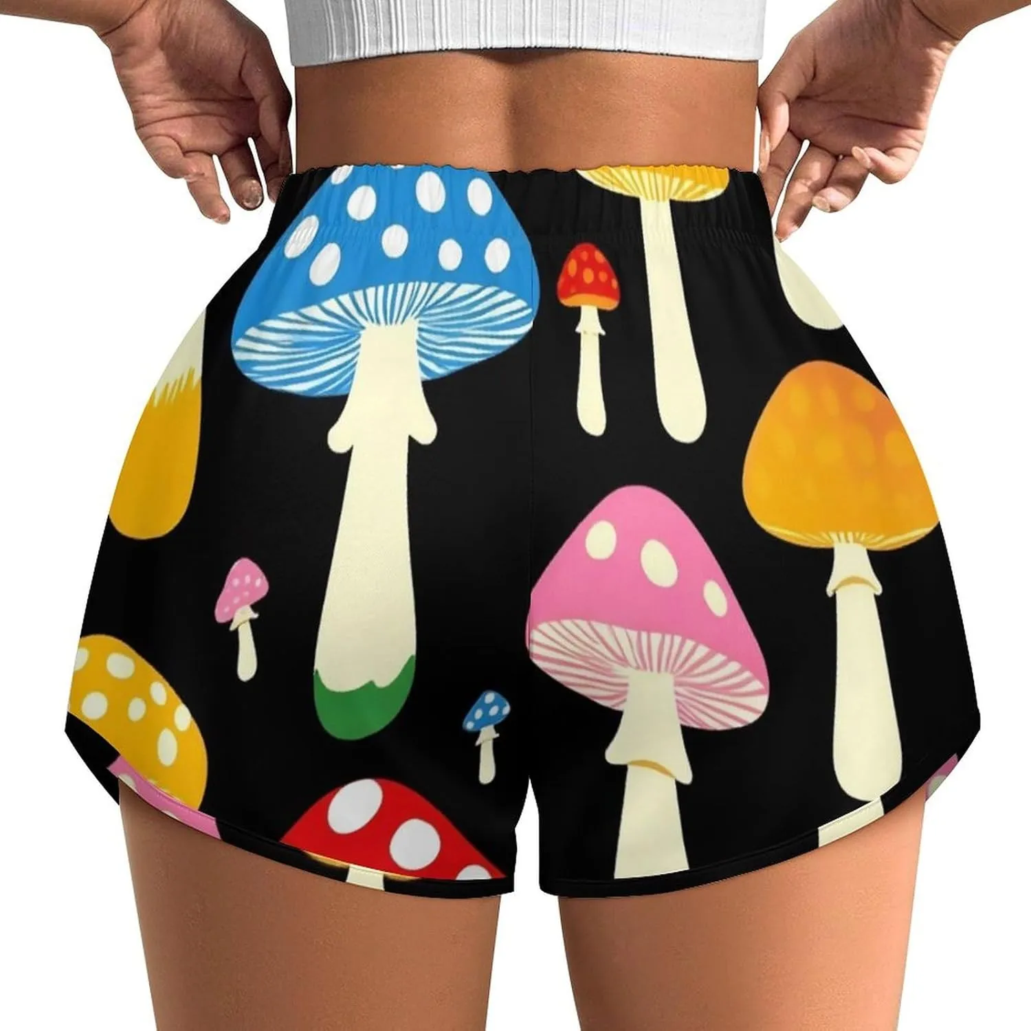 Women's Workout Shorts Athletic Running High Waisted Gym Shorts