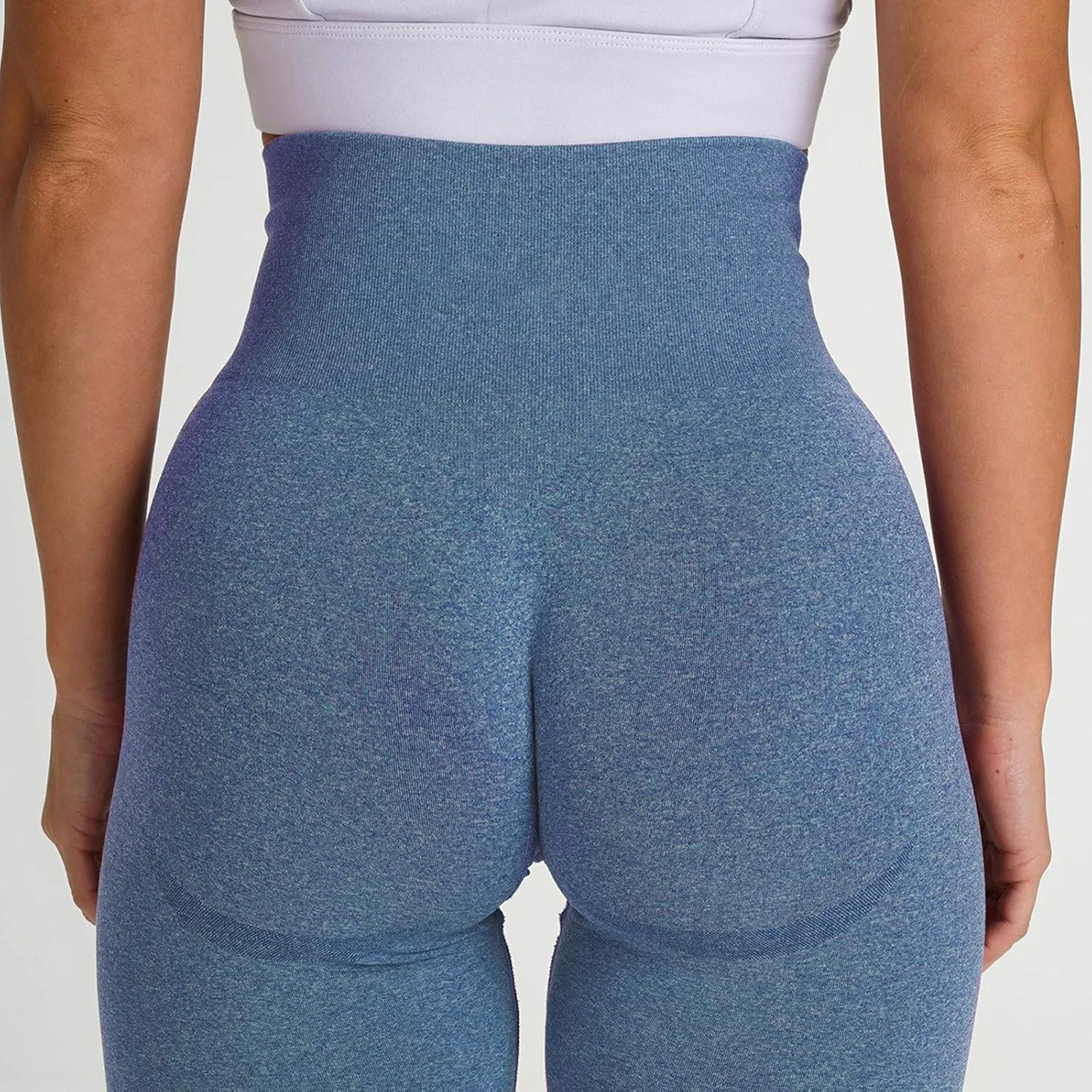 Womens Yoga Shorts High Waist Tummy Control Butt Lifting Short Leggings Athletic Gym Yoga Pants with Pockets