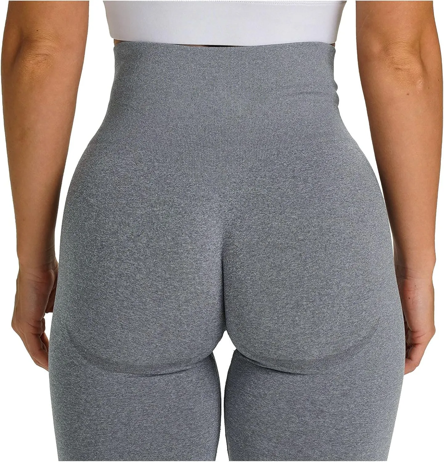 Womens Yoga Shorts High Waist Tummy Control Butt Lifting Short Leggings Athletic Gym Yoga Pants with Pockets
