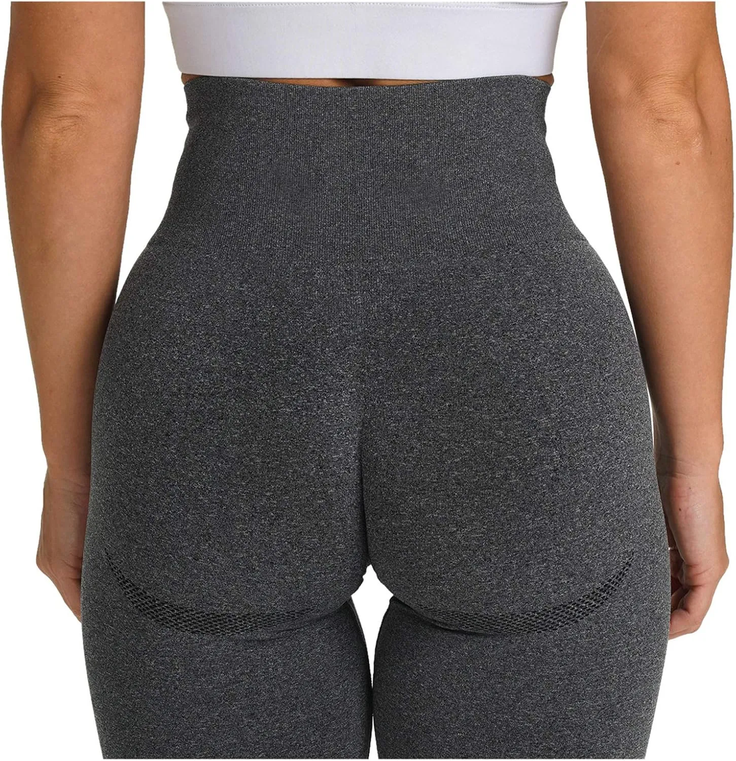 Womens Yoga Shorts High Waist Tummy Control Butt Lifting Short Leggings Athletic Gym Yoga Pants with Pockets