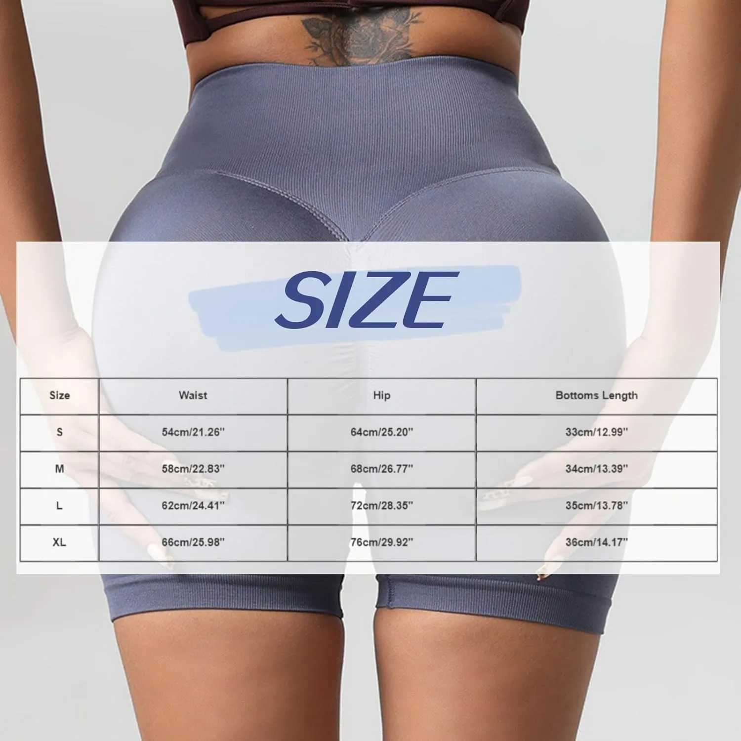 Womens Yoga Shorts Seamless Stretchy Butt Lifting Shorts High Waisted Athletic Gym Fitness Yoga Contour Sculpt Shorts