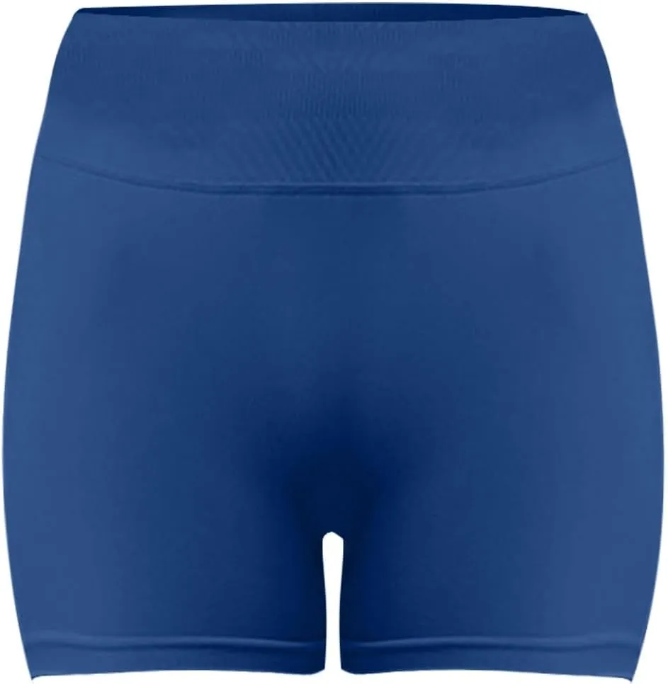 Womens Yoga Shorts Seamless Stretchy Butt Lifting Shorts High Waisted Athletic Gym Fitness Yoga Contour Sculpt Shorts
