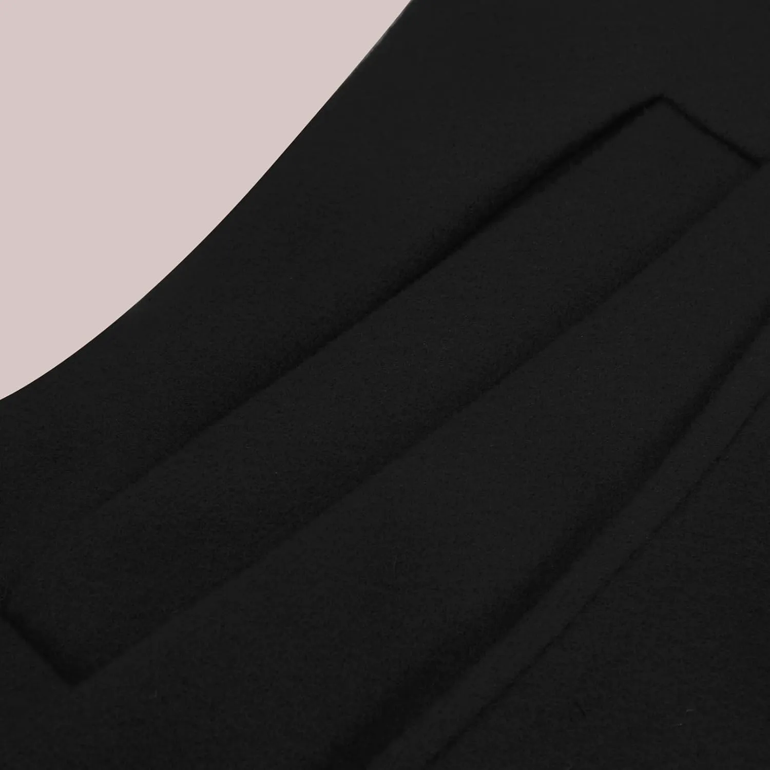 Wool Trench Coat Women Single Breasted Pea Coat Notch Collar Blazer Casual Work Jacket Plus Size Fall Winter Jackets