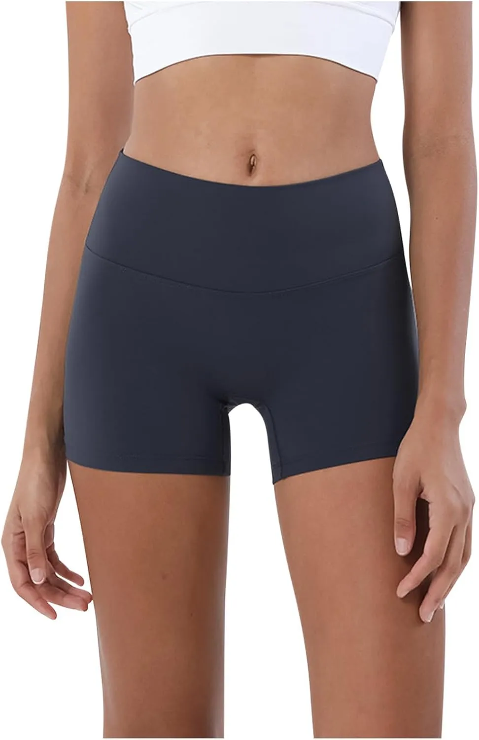 Workout Shorts Women Tummy Control High Waisted Gym Yoga Athletic Shorts Casual Comfy Lightweight Shorts Clothes