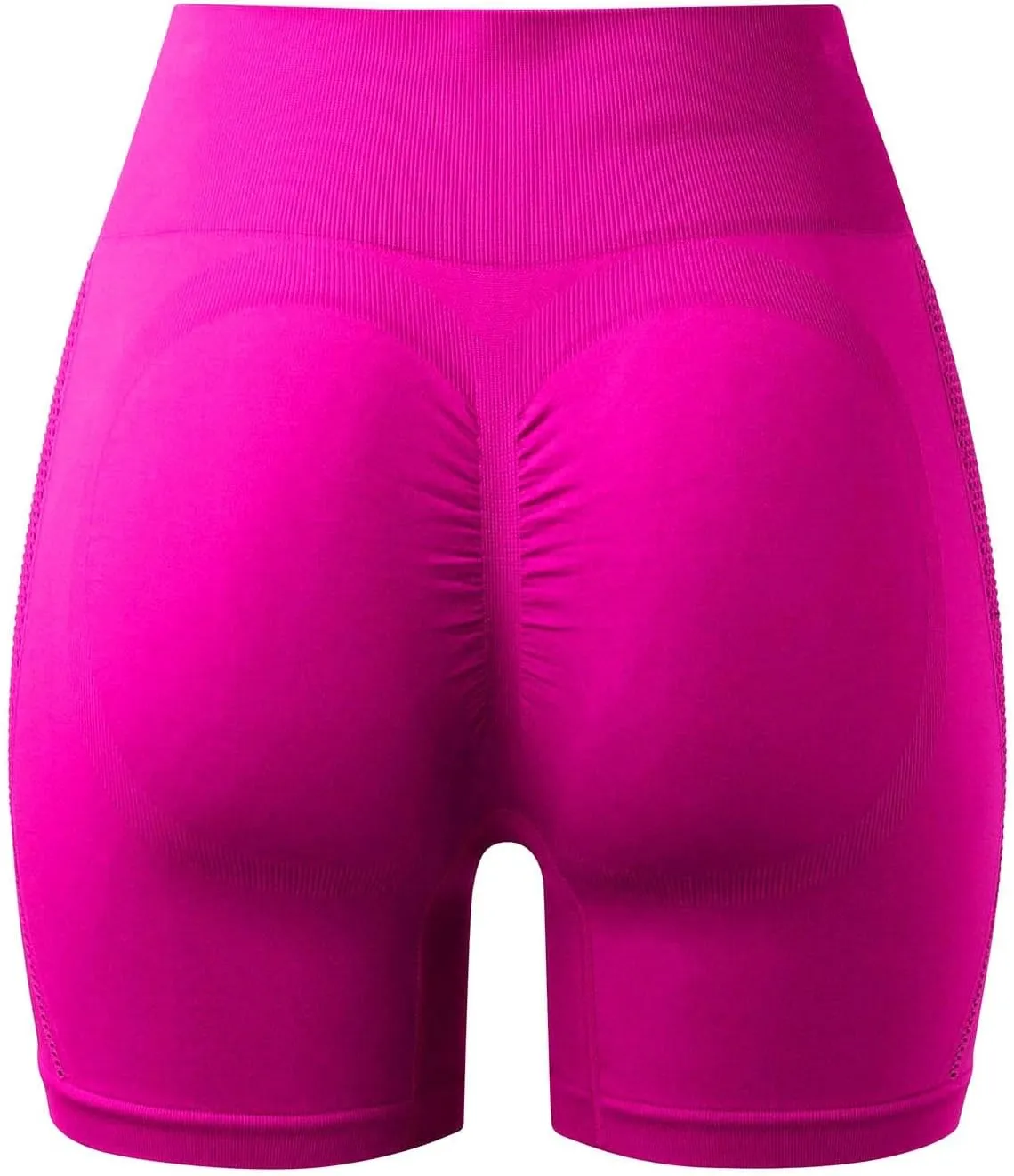 Workout Shorts Women's Athletic Seamless Shorts High Waisted Squat Tummy Control Exercise Shorts Women High Waisted Shorts