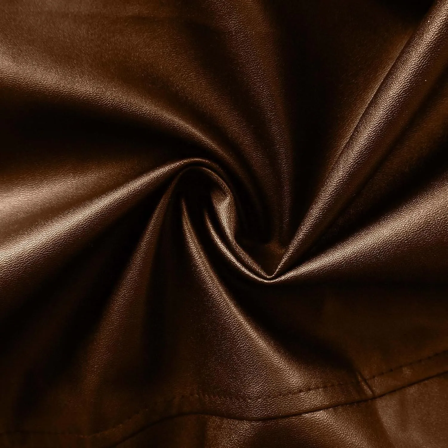 Xiaojmake Men's Black Leather Trench Coat Full Length Classic German Coat Double Breasted Pea Coats Long Duster Overcoat