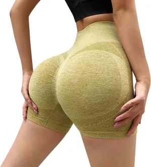 Yanzhenglip Women Shorts Workout Shorts Seamless High Waisted Gym Yoga Shorts Short Shorts