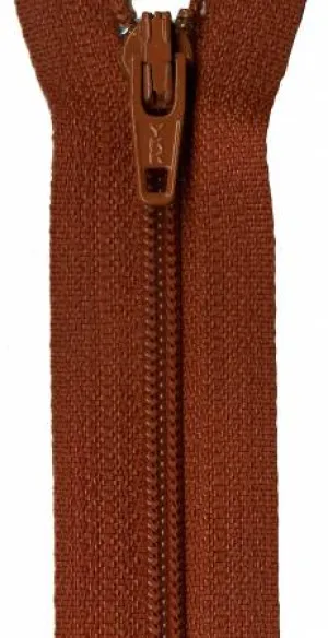 YKK 14" Zipper- Rusty