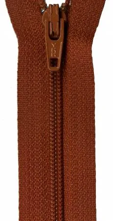 YKK 14" Zipper- Rusty