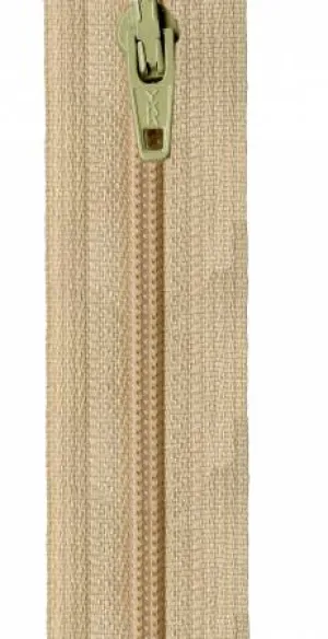 YKK 14" Zipper- Straw