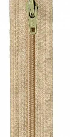 YKK 14" Zipper- Straw