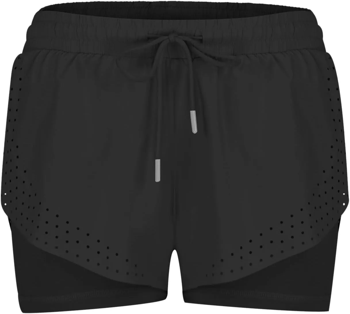 ZDRZK Summer Shorts for Women Lightweight Running Workout Shorts High Elastic Waisted Drawstring Dressy Casual Shorts